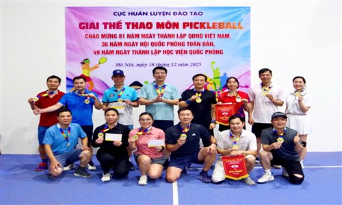 Cục Huấn luyện - Đào tạo tổ chức giải thể thao chào mừng ngày 22/12