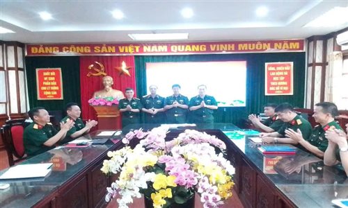 Khoa CTĐ, CTCT phát động đợt thi đua cao điểm chào mừng các ngày lễ lớn của Quân đội