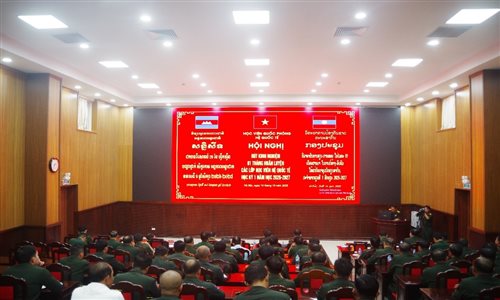 Hệ quốc tế tổ chức Hội nghị rút kinh nghiệm sau một tháng huấn luyện