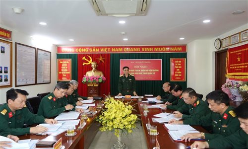 Hội nghị bàn giao chức trách, nhiệm vụ Viện trưởng Viện Khoa học Nghệ thuật quân sự
