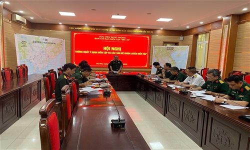 Khoa Chiến lược tích cực, chủ động trong công tác chuẩn bị diễn tập cuối khóa cho học viên năm học 2025 - 2026