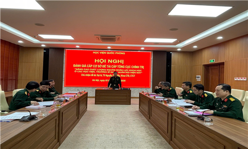 Hội đồng khoa học Học viện Nghiệm thu đề tài cấp Tổng cục Chính trị năm 2026 của Khoa CTĐ, CTCT