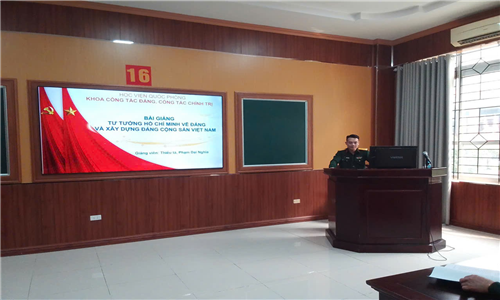 Khoa Công tác đảng, Công tác chính trị làm tốt công tác tổ chức tuyển chọn giảng viên