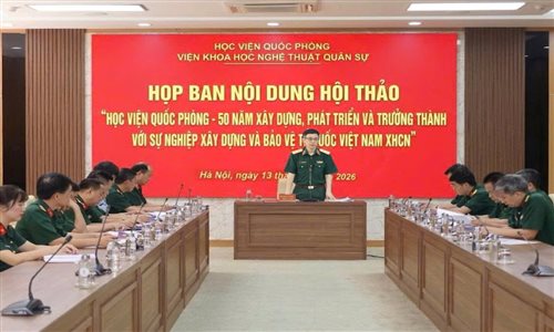 Học viện Quốc phòng triển khai kế hoạch kỷ niệm 50 năm ngày truyền thống Học viện