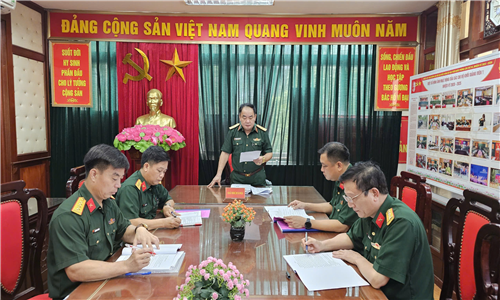 Hội đồng khoa học Khoa Chiến dịch thông qua đề cương luận án tiến sĩ lần 1 cho Nghiên cứu sinh Khóa 33