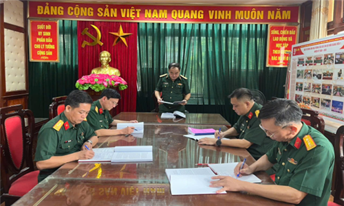 Hội đồng khoa học Khoa Chiến dịch thông qua bản thảo Luận án Tiến sĩ cho nghiên cứu sinh Khóa 32